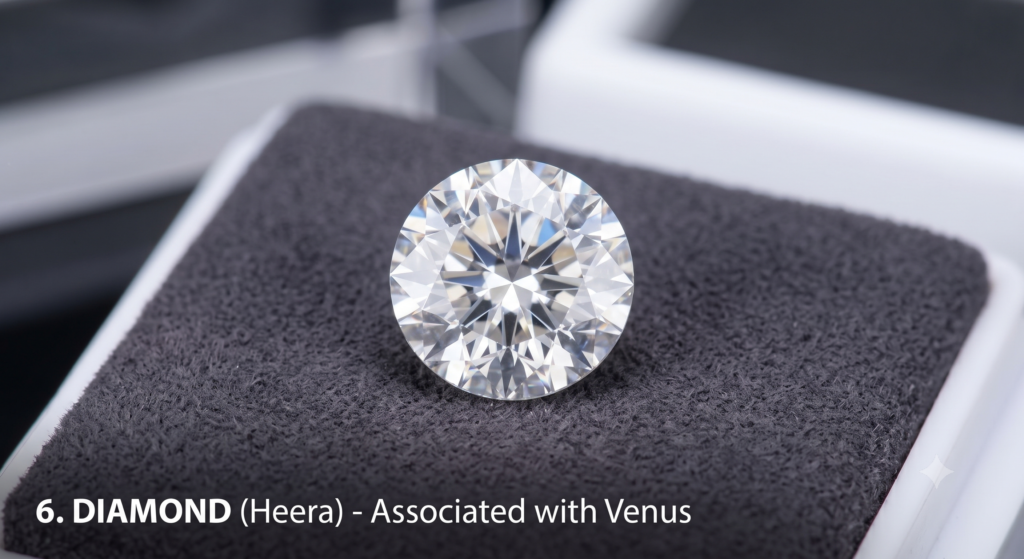 Diamond / White Sapphire (Heera / Safed Pukhraj)